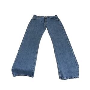 Levi’s Men’s 501 Buttonfly Jeans 38x32 medium wash